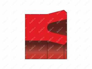 Манжета 50x40x5/L=5.5, симметричная, аналог 25A278P5 M5 5040 MIROS GAPI GROUP, Product Code 70-00-14027, Polyurethane, PU54/M95/желтый, Image №1